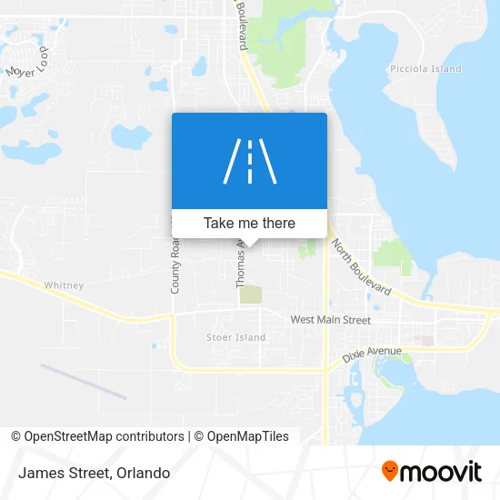 James Street map