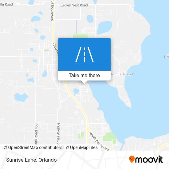 Sunrise Lane map