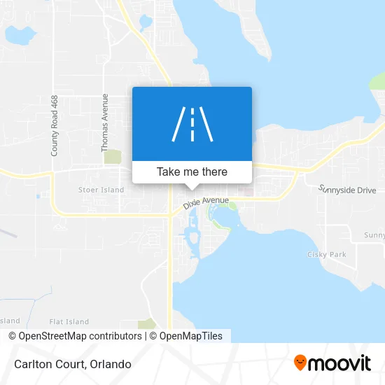 Carlton Court map