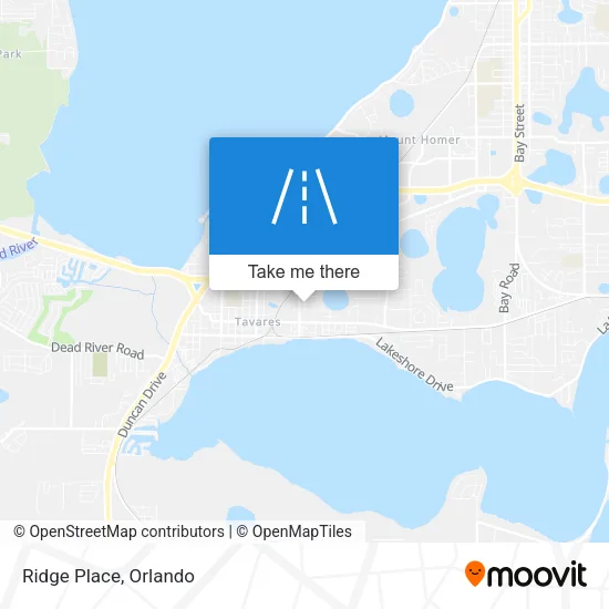 Ridge Place map