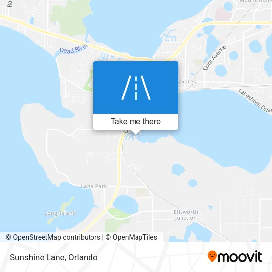 Sunshine Lane map