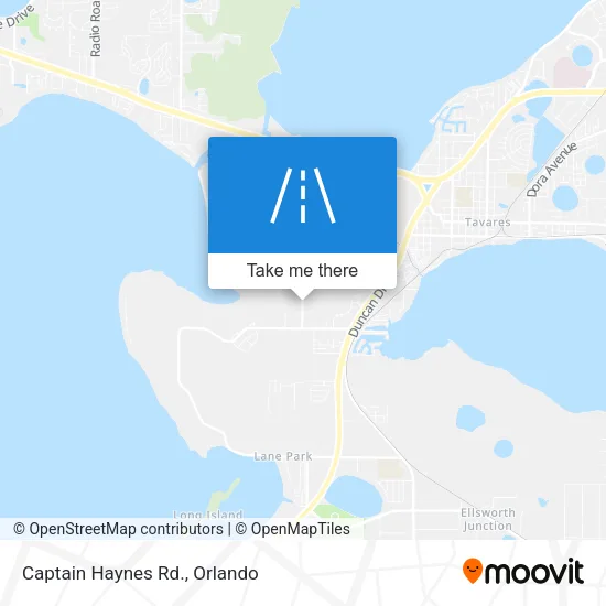 Captain Haynes Rd. map