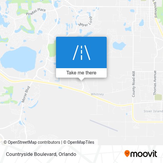 Countryside Boulevard map