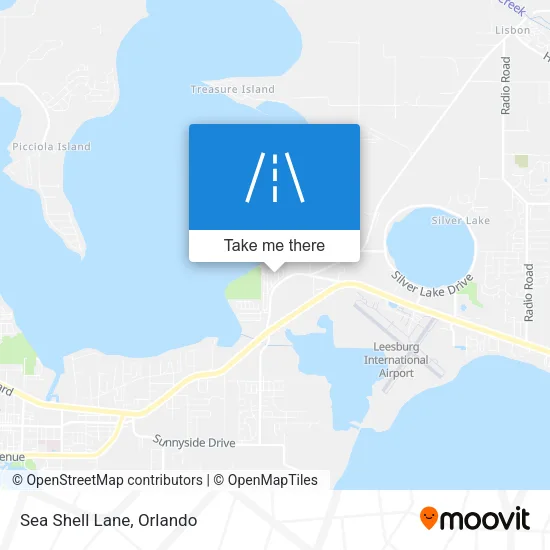 Sea Shell Lane map