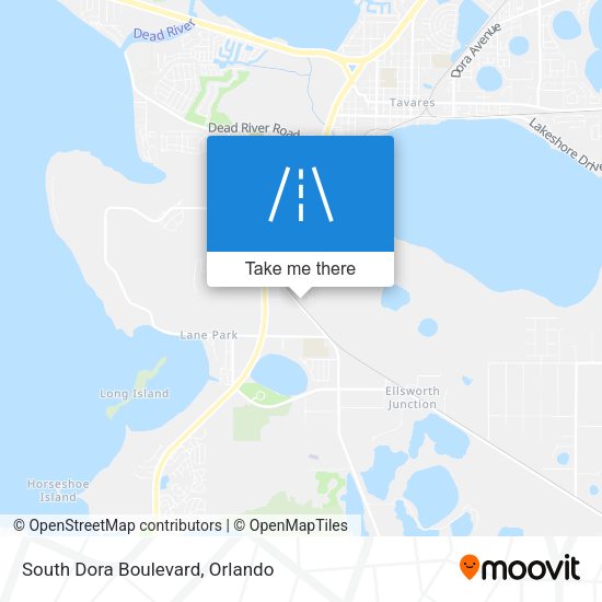 Mapa de South Dora Boulevard