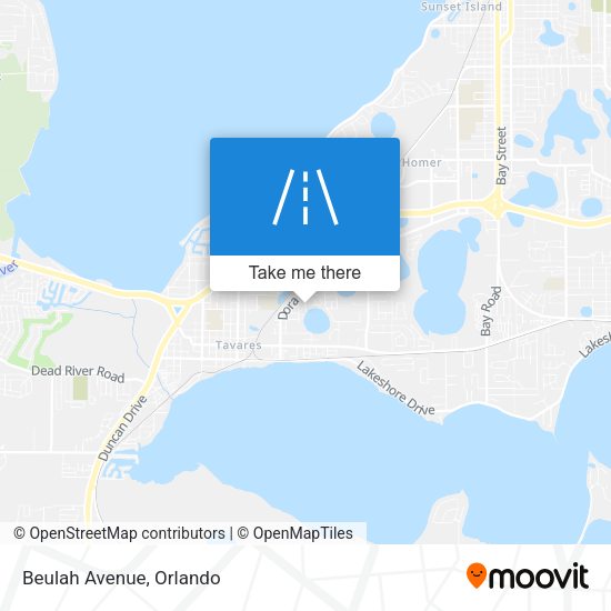 Mapa de Beulah Avenue