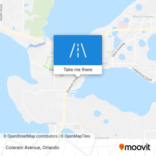 Mapa de Colerain Avenue