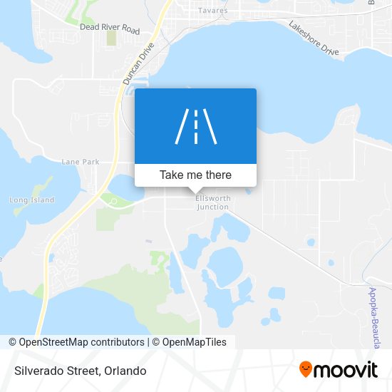 Silverado Street map