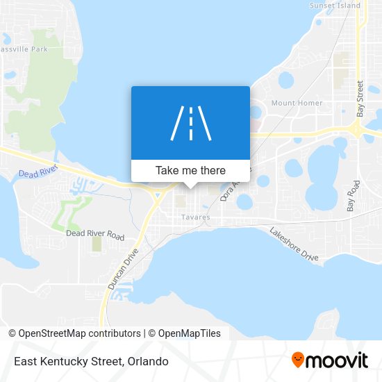 East Kentucky Street map