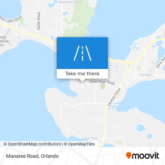 Manatee Road map