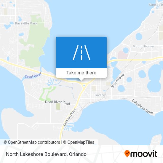 North Lakeshore Boulevard map