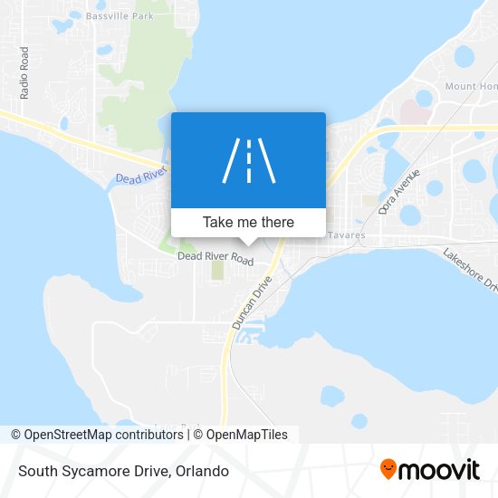 South Sycamore Drive map