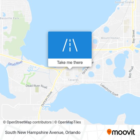 Mapa de South New Hampshire Avenue