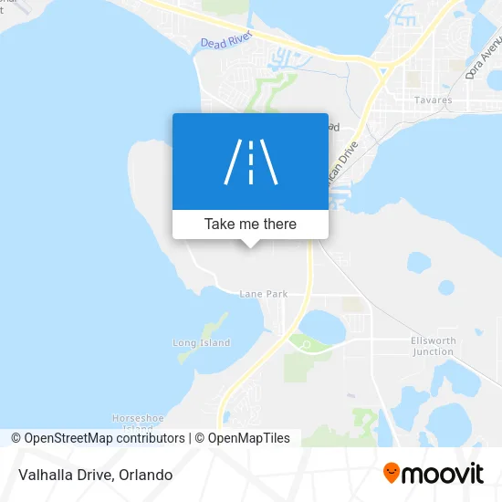 Valhalla Drive map