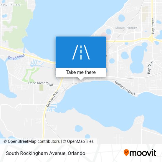South Rockingham Avenue map