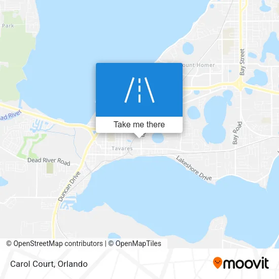 Carol Court map
