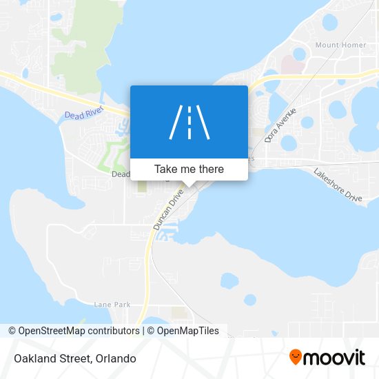 Mapa de Oakland Street