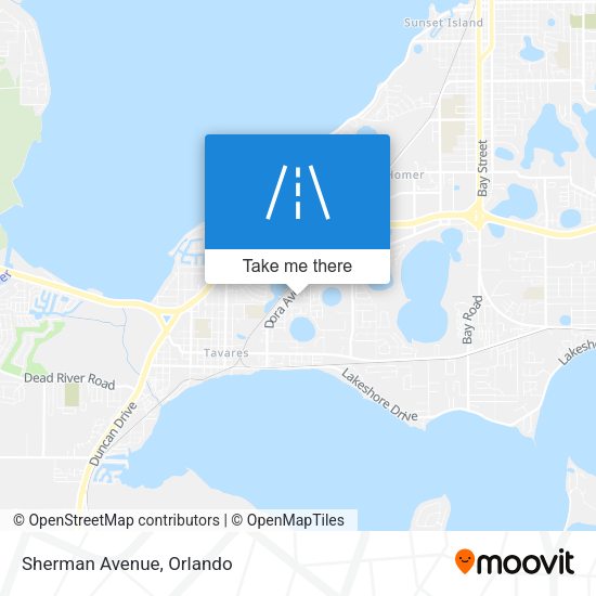 Mapa de Sherman Avenue