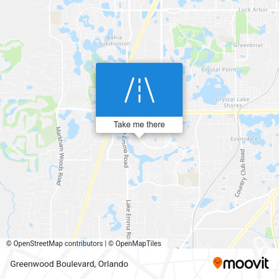 Greenwood Boulevard map