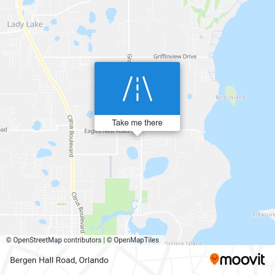 Mapa de Bergen Hall Road