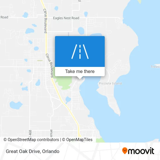 Great Oak Drive map