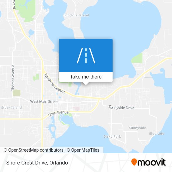 Mapa de Shore Crest Drive