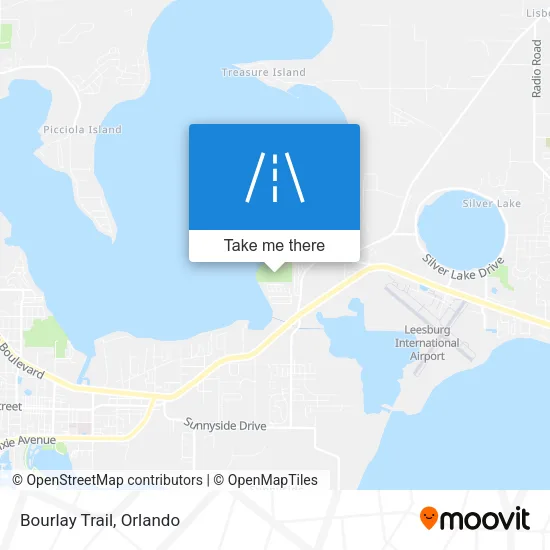 Bourlay Trail map
