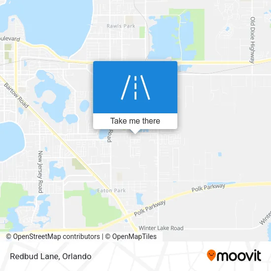 Redbud Lane map