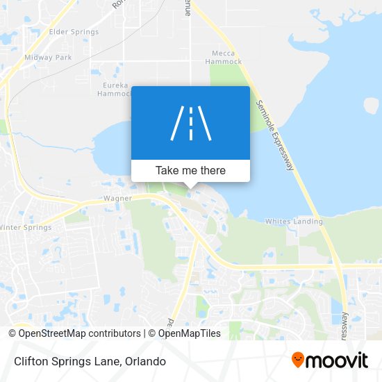 Mapa de Clifton Springs Lane