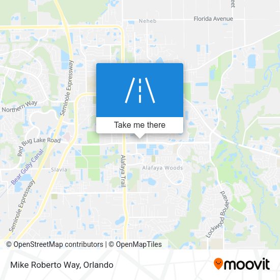 Mike Roberto Way map