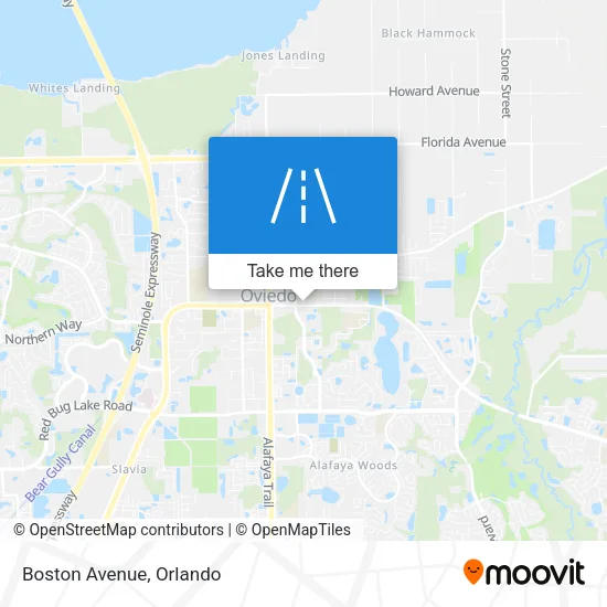 Boston Avenue map