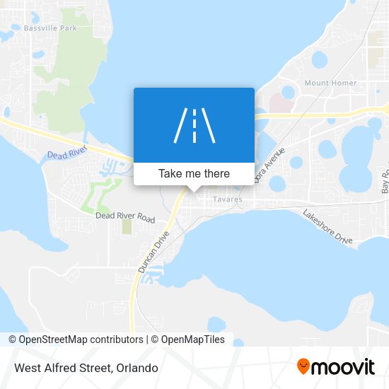 Mapa de West Alfred Street