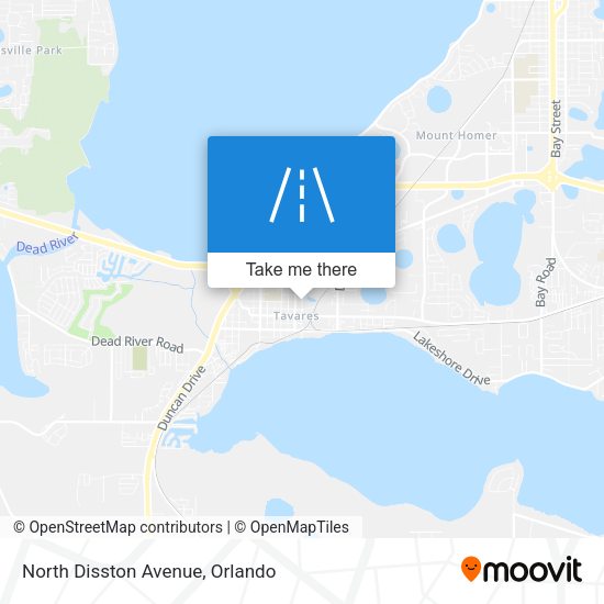 Mapa de North Disston Avenue