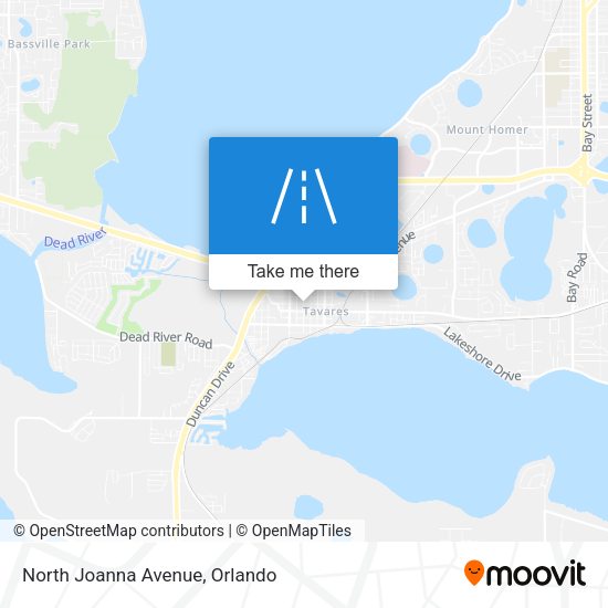 Mapa de North Joanna Avenue