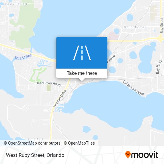 Mapa de West Ruby Street