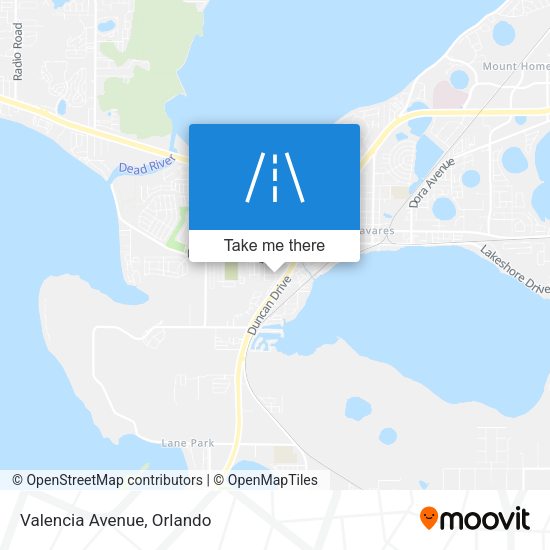 Mapa de Valencia Avenue