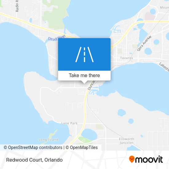 Redwood Court map