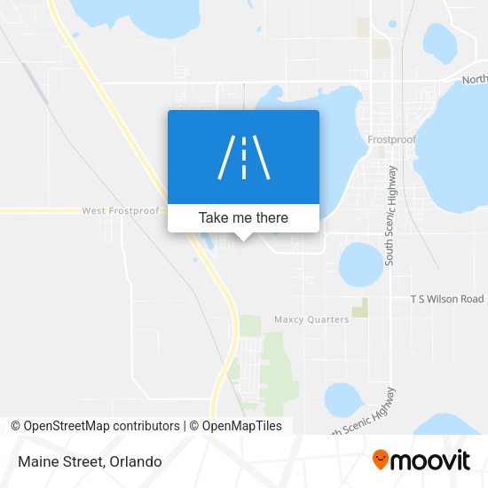 Mapa de Maine Street