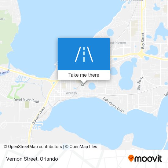 Mapa de Vernon Street