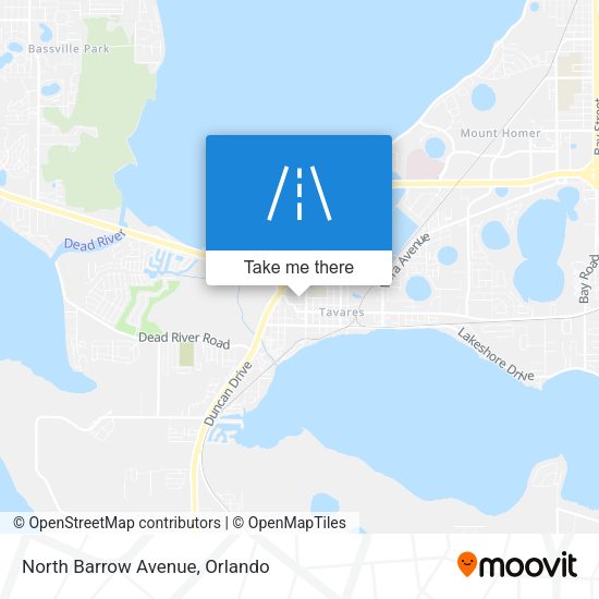 North Barrow Avenue map