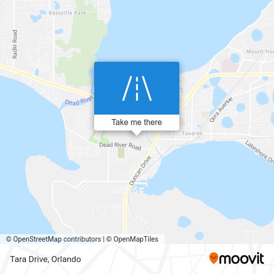 Mapa de Tara Drive