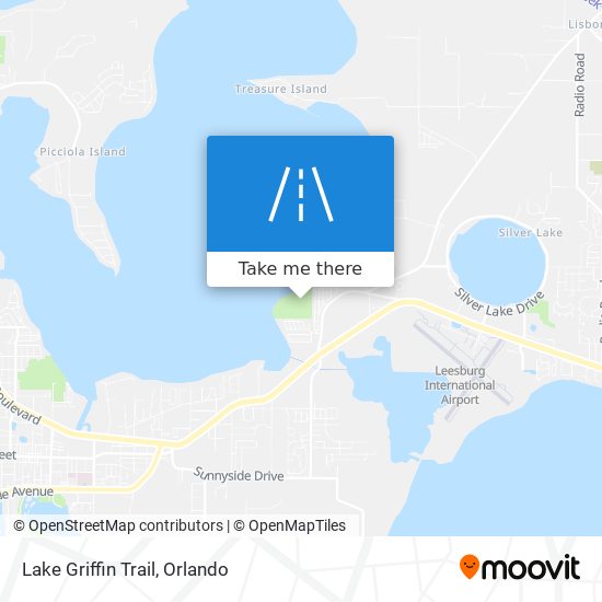 Mapa de Lake Griffin Trail