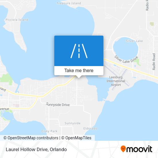 Mapa de Laurel Hollow Drive