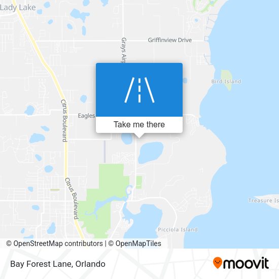 Mapa de Bay Forest Lane