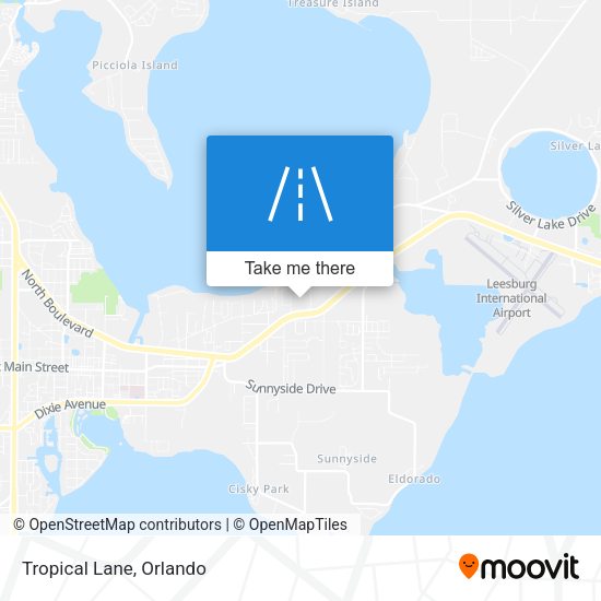 Mapa de Tropical Lane