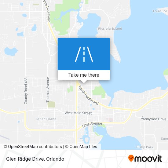 Mapa de Glen Ridge Drive