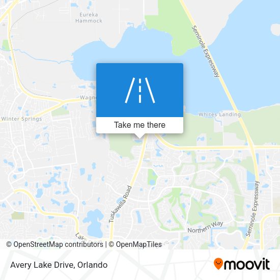 Avery Lake Drive map