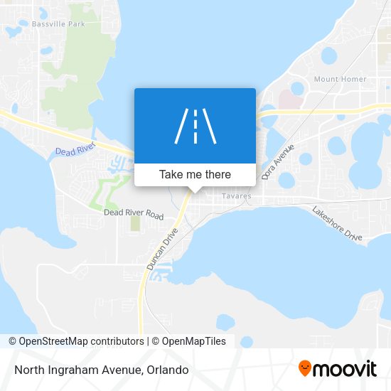 North Ingraham Avenue map