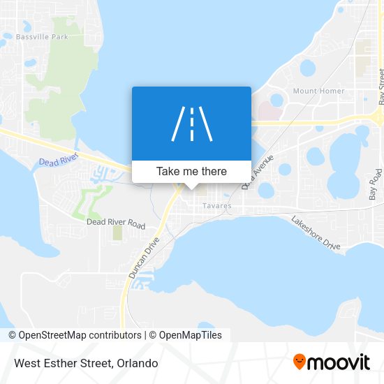 West Esther Street map