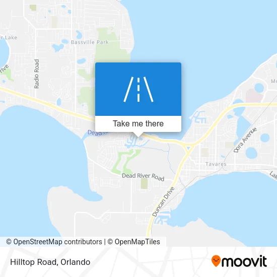 Hilltop Road map